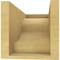 Ekena Millwork 7"W x 14"D x 7"H Wide Newport Rough Cedar Woodgrain TimberThane Corbel, Primed Tan CORUR07X14X07NEWRCPR - alternate 2